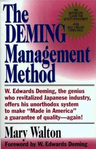 Imagen de archivo de The Deming Management Method : The Bestselling Classic for Quality Management! a la venta por Better World Books