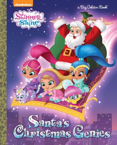 Imagen de archivo de Santa's Christmas Genies (Shimmer and Shine) a la venta por Better World Books
