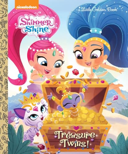 Beispielbild fr Treasure Twins! (Shimmer and Shine) (Little Golden Book) zum Verkauf von SecondSale