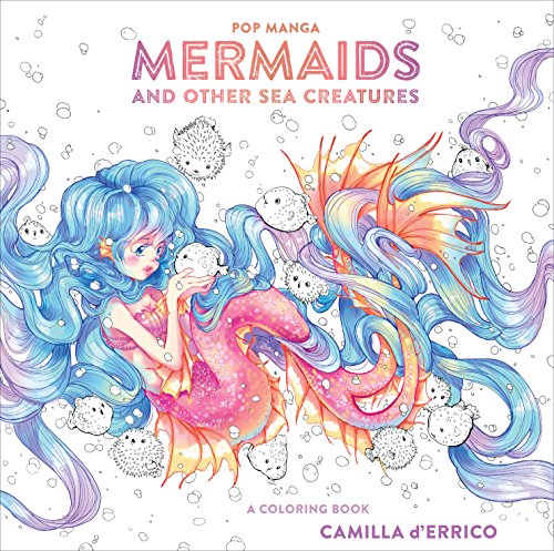 Beispielbild fr Pop Manga Mermaids and Other Sea Creatures: A Coloring Book zum Verkauf von SecondSale