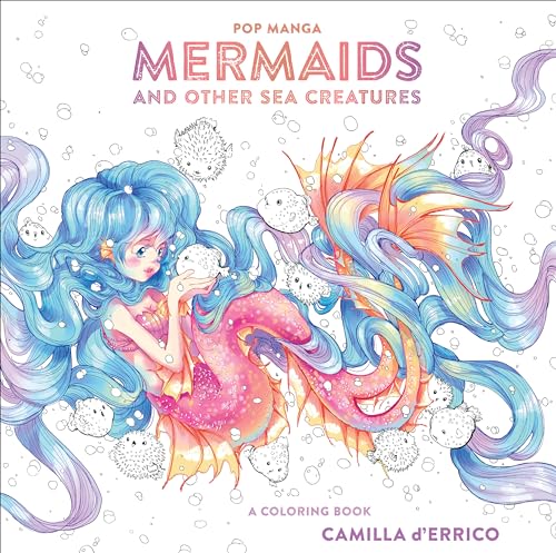 Stock image for Pop Manga Mermaids and Other Sea Creatures: A Coloring Book for sale by Goodwill of Colorado