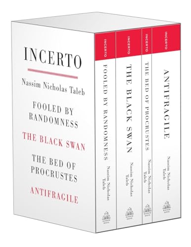 Beispielbild fr Incerto: Fooled by Randomness, The Black Swan, The Bed of Procrustes, Antifragile zum Verkauf von BooksRun