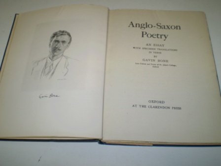 Anglo Saxon Poetry (9780403013470) by Bone, Gavin