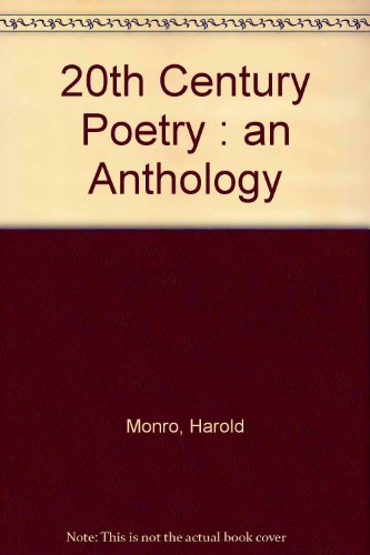 Beispielbild fr Twentieth Century Poetry : An Anthology zum Verkauf von Better World Books