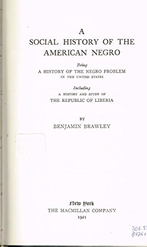 A Social History of the American Negro