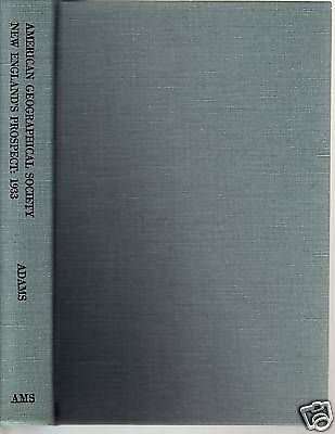 Beispielbild fr New England's Prospect: 1933: American Geographical Society zum Verkauf von Powell's Bookstores Chicago, ABAA
