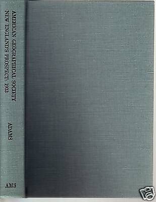 Stock image for New England's Prospect: 1933. American Geographical Society Special Publication No. 16 for sale by Zubal-Books, Since 1961