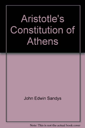 9780404003685: Aristotles Constitution of Athens