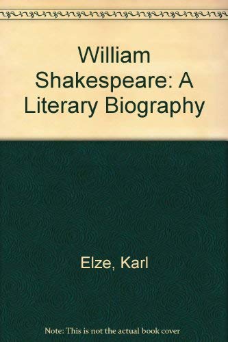 Stock image for William Shakespeare: A Literary Biography. for sale by Powell's Bookstores Chicago, ABAA