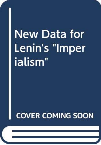 New Data for Lenin's "Imperialism" (9780404039653) by Lenin, V. I.