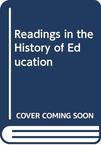 9780404047979: Readings in the History of Education