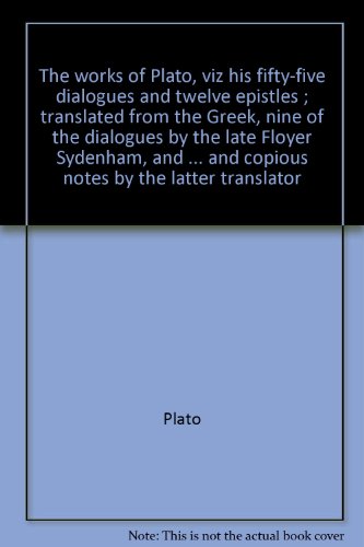 The Works of Plato (5 Volume Set) (9780404050900) by Plato