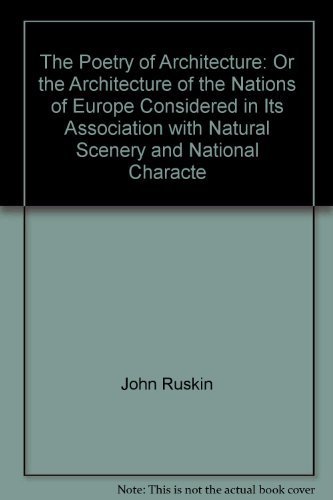 9780404054632: The Poetry of Architecture: Or the Architecture of the Nations of Europe Cons...