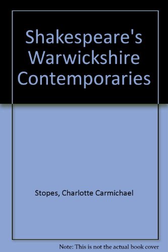 Stock image for Shakespeare's Warwickshire Contemporaries. for sale by Yushodo Co., Ltd.