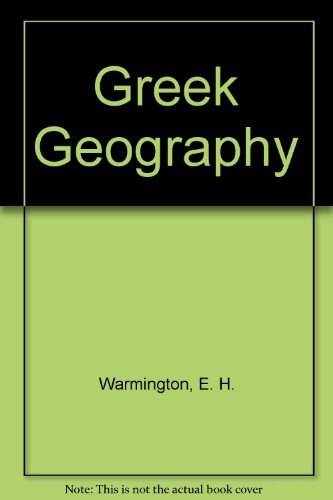 Imagen de archivo de Greek Geography a la venta por Better World Books