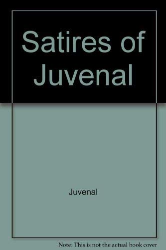 9780404079017: Satires of Juvenal