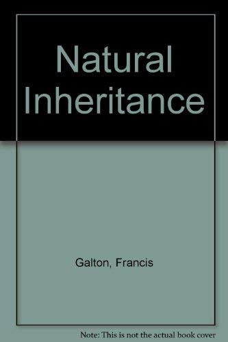 Natural Inheritance (9780404081294) by Galton, Francis
