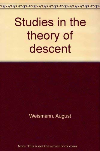 Stock image for Studies in the Theory of Descent. 2 Volumes in 1 Book. for sale by Powell's Bookstores Chicago, ABAA