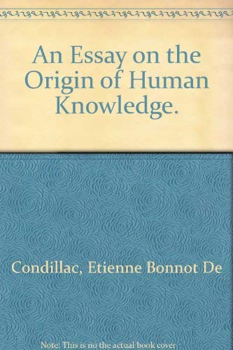 9780404082109: An Essay on the Origin of Human Knowledge.