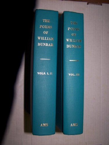 Stock image for The Poems of William Dunbar for sale by GLOVER'S BOOKERY, ABAA