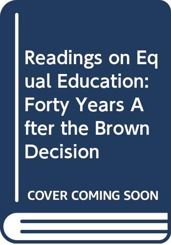 Stock image for Forty years after the Brown decision: social and cultural effects of school desegregation (Vol.14) for sale by Yushodo Co., Ltd.