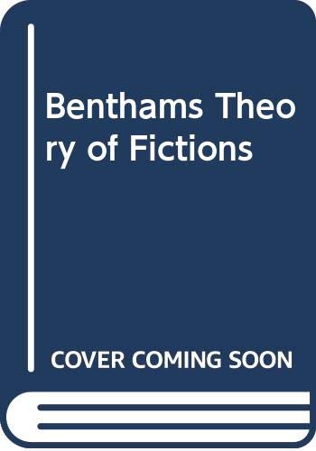 9780404145088: Bentham's Theory of Fictions