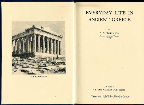 Imagen de archivo de Everyday Life in Ancient Greece a la venta por ThriftBooks-Atlanta