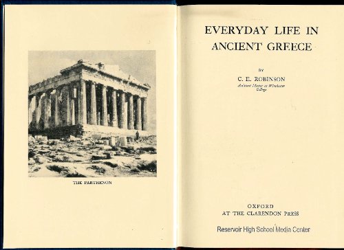 Stock image for Everyday Life in Ancient Greece for sale by ThriftBooks-Atlanta