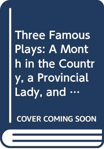 Three Famous Plays: A Month in the Country, a Provincial Lady, and a Poor Gentleman (English and Russian Edition) (9780404146191) by Turgenev, Ivan Sergeevich