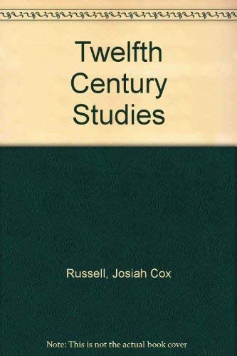 Stock image for Twelfth Century Studies for sale by Better World Books