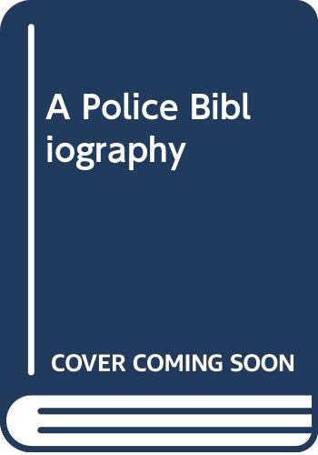 9780404160401: Police Bibliography