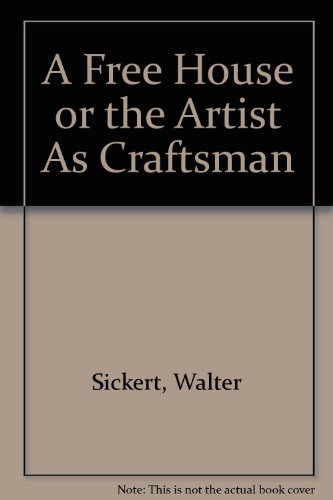 9780404183875: A Free House or the Artist As Craftsman