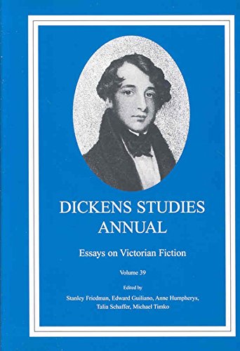 Beispielbild fr DICKENS STUDIES ANNUAL: ESSAYS ON VICTORIAN FICTION. zum Verkauf von Burwood Books