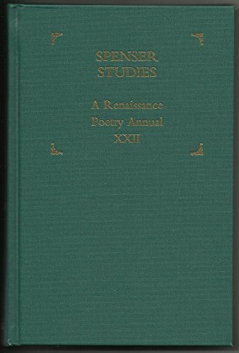 Beispielbild fr Spenser Studies: A Renaissance Poetry Annual XXII zum Verkauf von HPB-Red