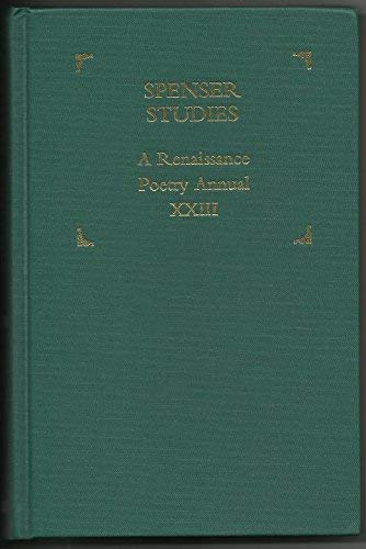 Beispielbild fr Spenser Studies: A Renaissance Poetry Annual XXIII zum Verkauf von Antiquariaat Ovidius