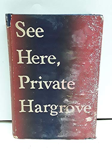 Stock image for See Here, Private Hargrove for sale by Alien Bindings