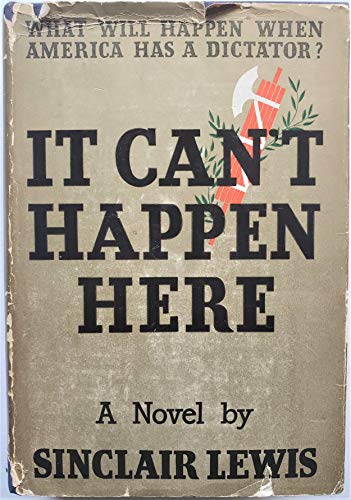 Imagen de archivo de It Can*t Happen Here: A Novel a la venta por dsmbooks