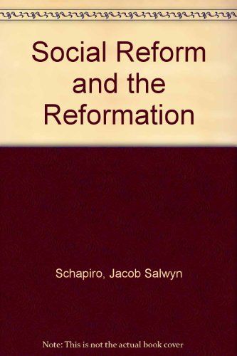 Stock image for Social Reform and the Reformation for sale by Phatpocket Limited