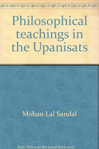 9780404578497: Philosophical teachings in the Upanisats