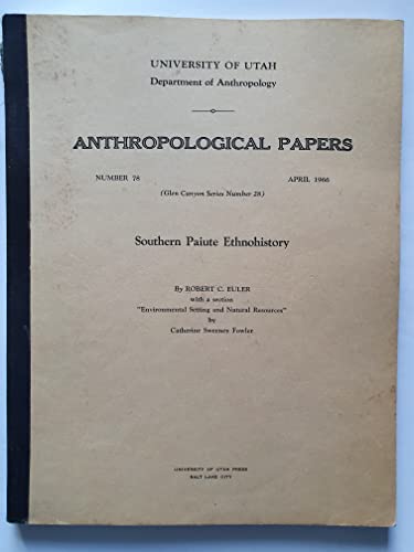 9780404606787: Southern Paiute Ethnohistory