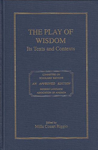 Beispielbild fr The Play of Wisdom: Its Texts and Contexts (AMS Studies in the Middle Ages) zum Verkauf von Reuseabook