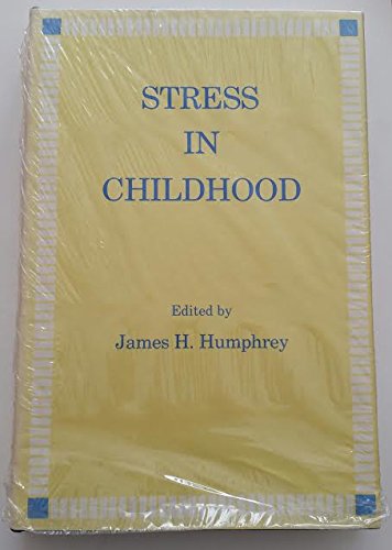 Imagen de archivo de Stress in Childhood (Ams Studies in Modern Society) a la venta por Zubal-Books, Since 1961