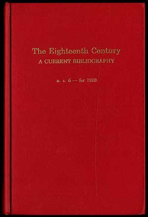 Stock image for Eighteenth Century: A Current Bibliography, New Series 6 : For 1980 (Eighteenth Century: a Current Bibliography New Series) for sale by Redux Books