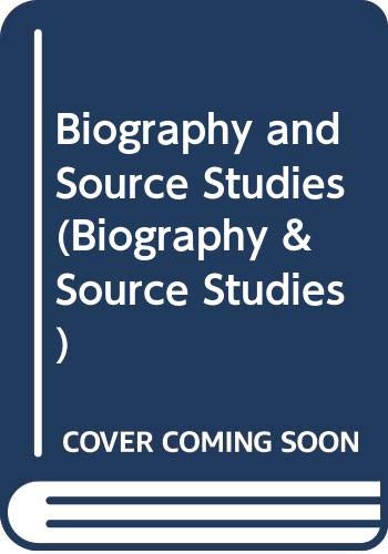 Beispielbild fr Biography and Source Studies (Volume 5) zum Verkauf von Zubal-Books, Since 1961