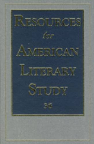 Imagen de archivo de Resources for American Literary Study a la venta por Murphy-Brookfield Books