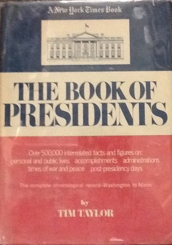 Beispielbild fr The Book of Presidents zum Verkauf von Bookmarc's