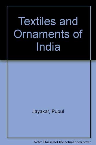 Beispielbild f�r Textiles and Ornaments of India zum Verkauf von HPB-Emerald