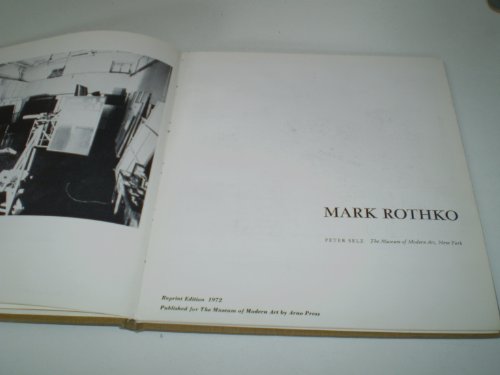 Imagen de archivo de Mark Rothko a la venta por Tim's Used Books  Provincetown Mass.