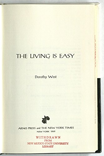 9780405019425: The Living Is Easy