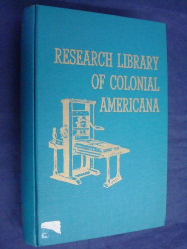 The Secret Diary of William Byrd of Westover, 1709-1712 (Research Library of Colonial Americana) (9780405033049) by William Byrd